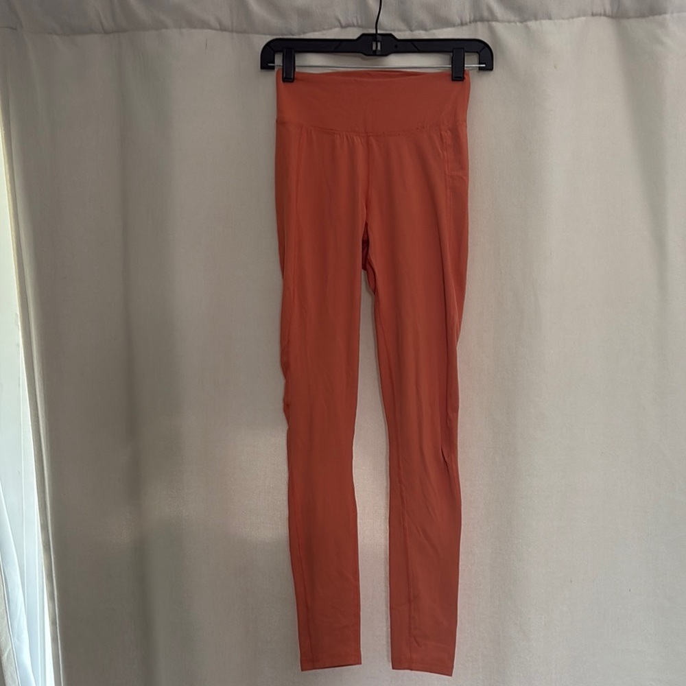 Orange High-Waisted Leggings